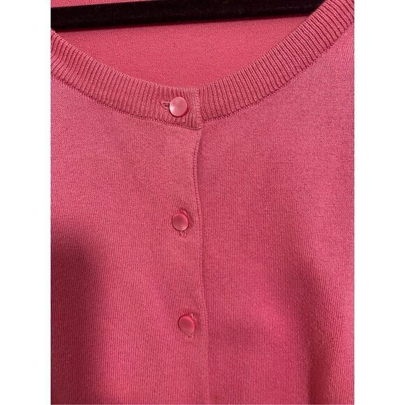 Talbots woman’s cardigan pink size medium - Picture 4 of 8